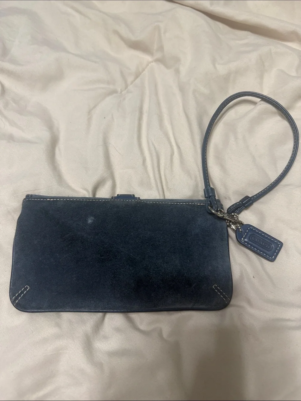 Vintage Y2K coach suede wristlet
